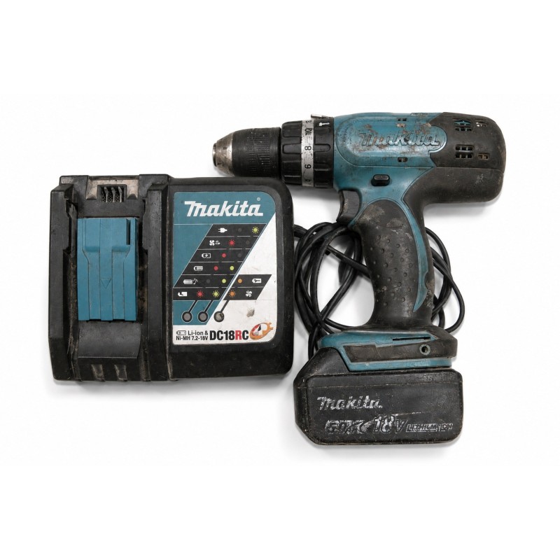 Mașină de Găurit și Înșurubat Makita DHP453 18V